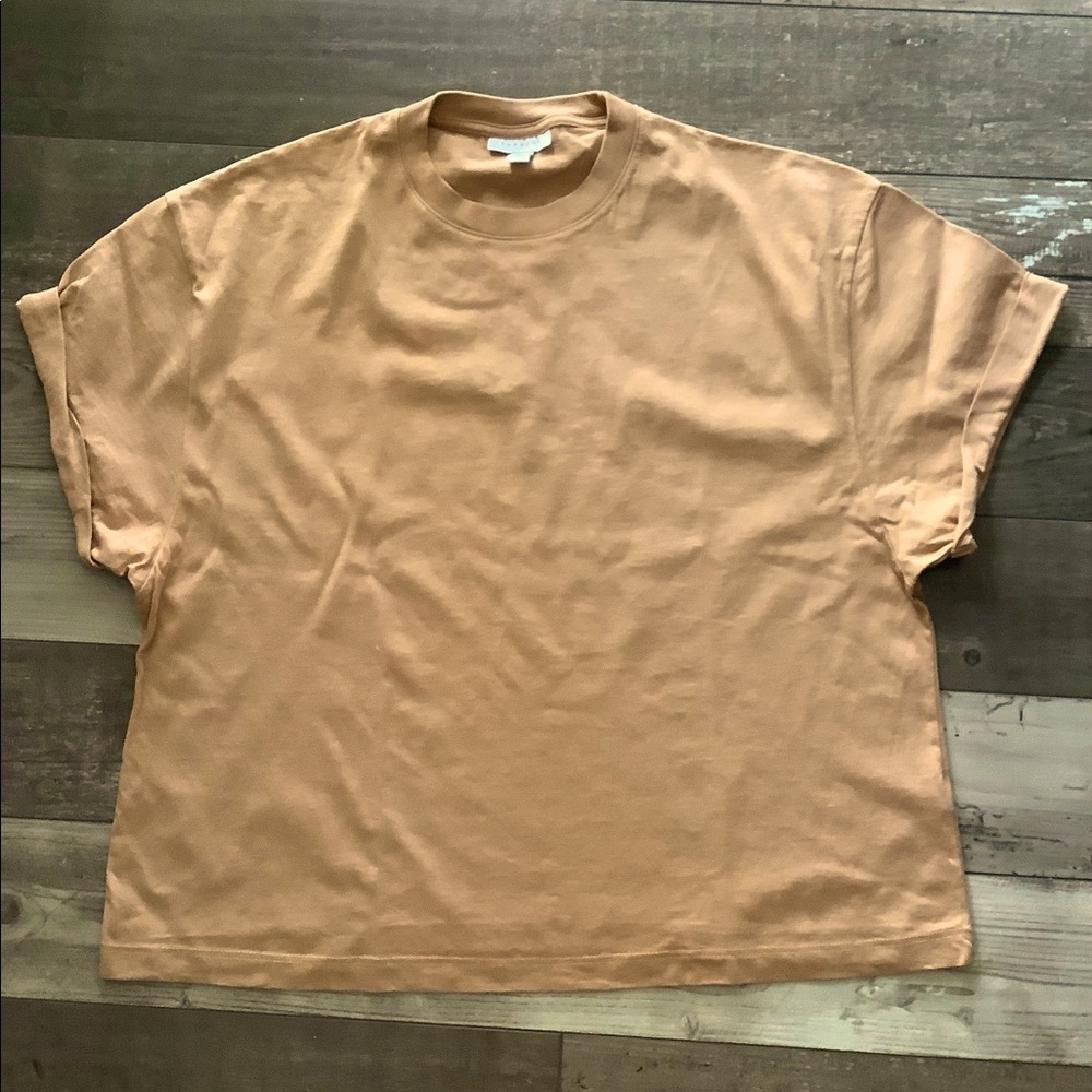Topshop shirt, rolled sleeve t-shirt s12